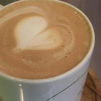 Latte · Lavazza espresso with reach & creamy steamed whole milk.