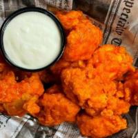 12 Boneless Wings (Bone Out) · Tender white meat, grilled or breaded and fried.