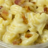 Mac & Cheese · Mac and cheese made with white cheddar cheese, cream, butter and sautéed shallots. Add thick...