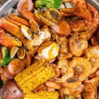 Platter N · Dungeness crab, clams, shrimp.