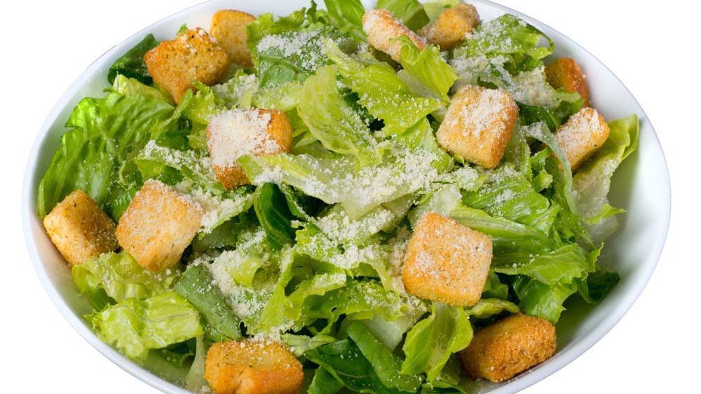Caesar Salad · Classic recipe with romaine lettuce, shredded parmesan cheese and croutons.