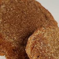 Snickerdoodle Cookie **Only 3 Left** · Whole spelt flour, organic cinnamon applesauce, soy and dairy free butter, organic cane suga...