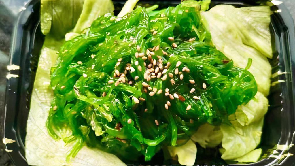 Seaweed Salad · Lettuce and seaweed salad.