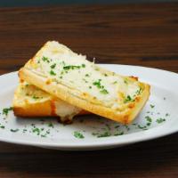 Cheesy Garlic Bread · 1340 cal. Served with a side of marinara.