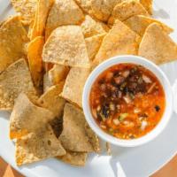 Chips With Salsa · Chips and Salsa. Vegan. We cannot make substitutions.