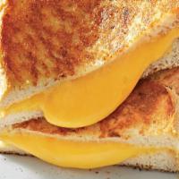 Fancy Grilled Cheese · Thick sliced grilled sourdough, stuffed with melty cheddar and Monterey Jack cheeses,  sweet...