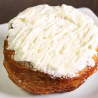 Cinnamon Roll (778) · Our croissant dough is layered with cinnamon filling and a traditional icing for a cinnamon ...
