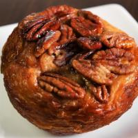 Caramel Pecan Roll (778) · Made with flaky croissant dough, this is positively oozing with sticky caramel and crunchy p...