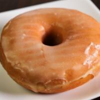 Glazed Raised Donut (793) · Pillowy soft, these traditional favorites are popular with kids of all ages.
