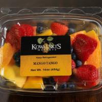 Mango Tango (7 95631 89273 ) · Mango, strawberries, blueberries, pineapples, oranges