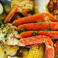 Crab Leg Dinner · 2 Crab Leg Clusters, Corn and red Potatoes