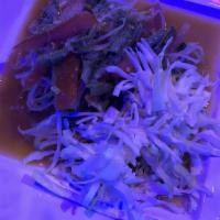  Papaya Salad · Shredded papaya, shrimp, green beans, tomatoes, peanuts and fish sauce lime sugar
