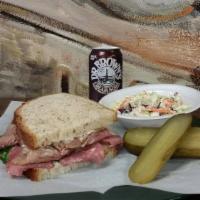 Corned Beef Deli Sandwich · Kosher - pork free; no cheese and meat together.