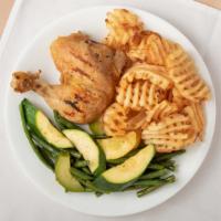 Rotisserie Chicken · We start with lightly seasoned U.S.D.A. Grade A chickens. Then slowly roasted in our rotisse...
