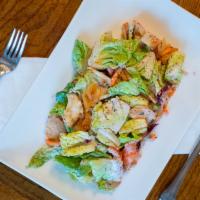 Fattoush Salad · Lettuce, tomatoes, cucumber, green peppers, radishes, parsley, green onions, red cabbage and...