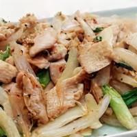 Ginger Scallion Chicken · Spicy.

Consuming raw or undercooked meats, poultry, seafood, shellfish, or eggs may increas...
