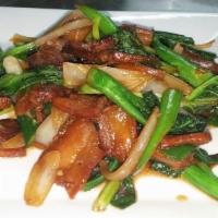Pork Belly & Chinese Broccoli · Consuming raw or undercooked meats, poultry, seafood, shellfish, or eggs may increase your r...