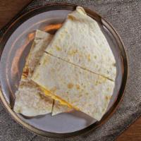 Quesadilla · With choice of meat.