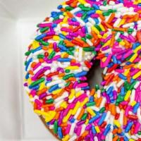 Regular Donut · Choose from one of our 7 icings and 19 toppings to create your very own custom donut!