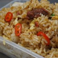 26 House Special Fried Rice · Chicken, pork and shrimp.