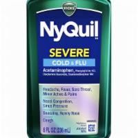 Nyquil Cold & Flu Liquid Bottle (8Oz) · 