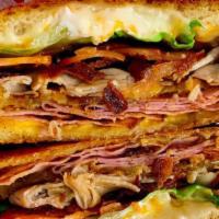 The Ultimate Club Melt · A diner favorite and big enough to share, the Ultimate Club is built inside of 3 (yes, that'...