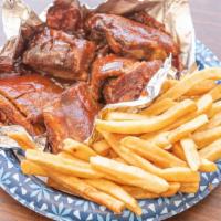 Rib Tip Dinners · Dinner includes fries, coleslaw and bread.