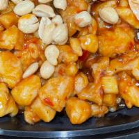 Kung Pao Chicken (W. White Rice ) · A Must Try that you then will miss a lot!!

 Steamed White Rice Included.