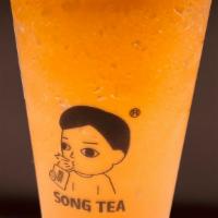 Thai Tea Slush · Favorite. Contains dairy.