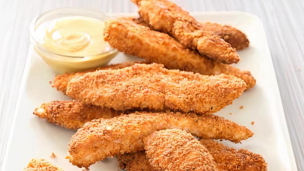 Chicken Tenders (4) · Choice of dipping sauce
