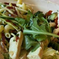 Trio Salad · Sampling of 3 market salads: chicken, vegetable & pasta or grain salad