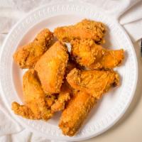 Chicken Wings W. Garlic Sauce · Hot & spicy.