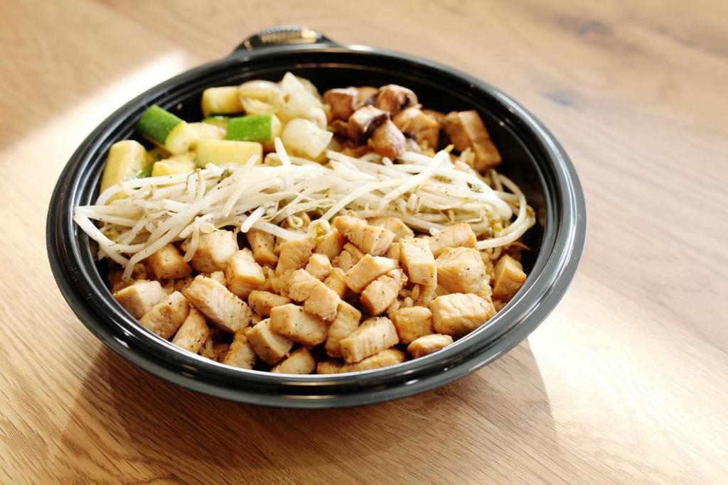 Chicken Bowl · Grilled all natural chicken breast with a hint of lemon.. ALLERGENS: soy, wheat/gluten