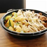 Veggie Bowl · Grilled mushroom, onion, zucchini, and bean sprout.. ALLERGENS: soy, wheat/gluten
