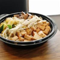 Tofu Bowl · Seasoned, grilled and cubed tofu.. ALLERGENS: soy, wheat/gluten