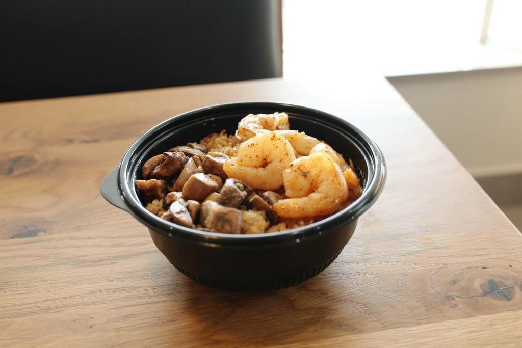 Kids Shrimp Bowl · Grilled shrimp with a hint of lemon.. ALLERGENS: soy, wheat/gluten, shellfish