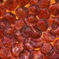 Double Cheese, Double Pepperoni, Parmesan · Double portion of Premium pizza cheese with Double Pepperoni. Sprinkled with Parmesan and Ro...
