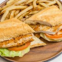 Chicken Sandwich · Lettuce, tomatoes, mayo and mustard