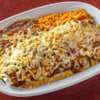 Wet Burritos · Lettuce, tomatoes, and onions topped with our homemade chili and melted cheese.