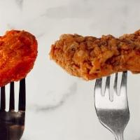 20 Boneless Wings · Choose up to 2 flavors and 2 dipping sauces.. Carrots and celery included.