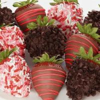 Sprinkled With Love · Our romantic dipped berries, of course. Plump, juicy strawberries dipped and drizzled to per...