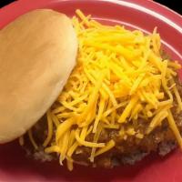Chili Cheeseburger · ¼ lb. Patty with Mustard, Pickles, Onions,
Topped with Chili & Cheese