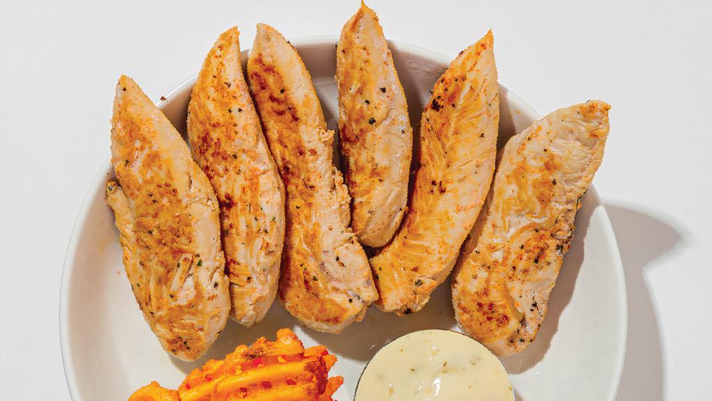 6 Grilled Tenders · 6 Fresh-Grilled Tenders with up to 2 of Your Favorite Flavors! 480-1,250 cal.