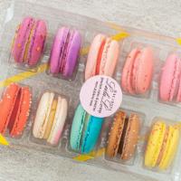 Box Of 10 Macarons · Contains NUTS (Almond, Pistachios, Hazelnuts, Pecan, Walnuts)