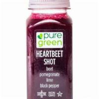 Heartbeet, Cold Pressed Juice Shot (Recovery) · Our heartbeet shot contains beet as the active ingredient. Beets have been shown to increase...