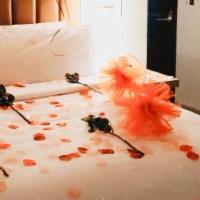 #3 · Option 3 contains: 24 bagged roses, 1 Love Bear, 3 cups of  rose petals and 2 small champagn...