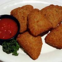 Fried Cheese Wedges · Vegetarian. Italian breaded wedges of provolone cheese fried crispy on the outside, gooey on...