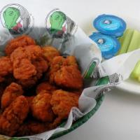 5 Boneless Wings · Popular. boneless chicken breast breaded and deep fried to crisp and juicy perfection. serve...