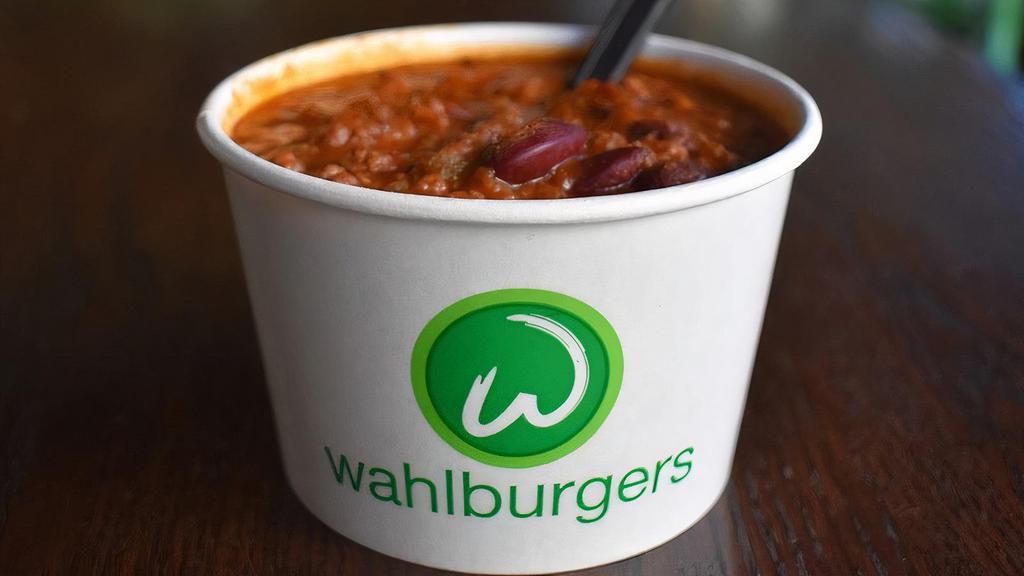 Housemade Chili · fresh ground beef, red beans, chipotle peppers & our house blend of spices