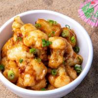 Teriyaki Cauliflower Wings · Cauliflower wings tossed in our Teriyaki sauce and served with housemade vegan ranch dressin...